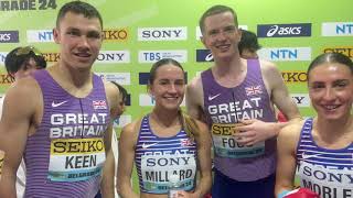 Brilliant bronze for GB mixed relay team at World Cross [upl. by Yrogreg637]