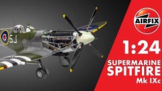 Quick Look Review Airfix 124 Spitfire Mk IXc [upl. by Serilda]