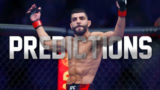 UFC Fight Night Moreno vs Albazi Predictions [upl. by Aufa880]