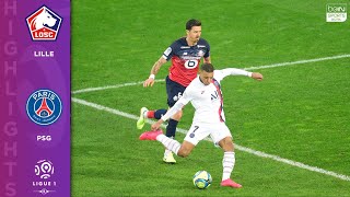 Lille 02 PSG  HIGHLIGHTS amp GOALS  01262020 [upl. by Eisac987]