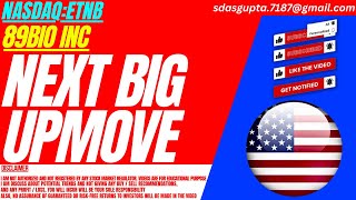 NEXT BIG UPMOVE  ETNB STOCK ANALYSIS  89BIO INC STOCK [upl. by Ahsoet]