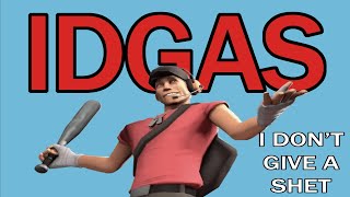 Scout TF2 sings I Dont Give a Shet IDGAS AI Cover [upl. by Lellih]