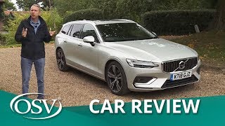 Volvo V60 2018 Car Review  The Safe amp Sensible Estate [upl. by Gnart]