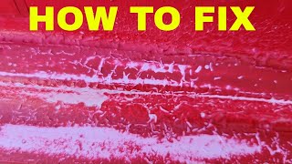 HOW TO FIX WRINKLES IN YOUR PAINT or paint fry ups [upl. by Camella]