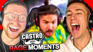 SIDEMEN REACT TO CASTRO FUNNY RAGE MOMENTS [upl. by Boffa124]