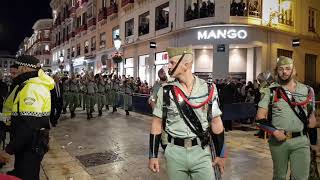 Cristo de Mena Legión española Semana Santa Málaga 2019 [upl. by Eidoow]