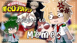 BNHA Reacts to Memes Gacha Club UvU  pt 1 [upl. by Tennies]