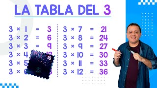 LA TABLA DEL 3 [upl. by Leod396]