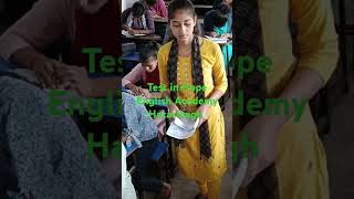 Test in Hope English Academy Hazaribagh [upl. by Rapsac]