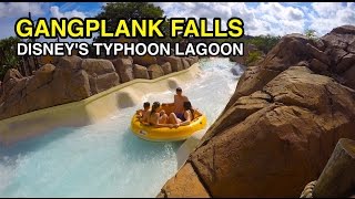 4K Gangplank Falls  Group Raft Ride  Typhoon Lagoon Orlando FL [upl. by Broddy619]