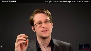 Edward Snowden recommends services like StartPage that dont track you  short clip [upl. by Kristin]