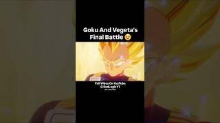 Goku And Vegeta Have Their Final Battle 🥹 dbz dragonball anime [upl. by Asilrahc]