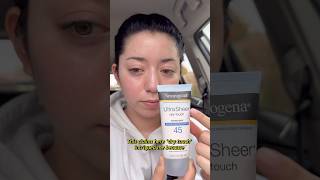 Neutrogena Ultra Sheer DryTouch Sunscreen SPF 45 Review [upl. by Brick]