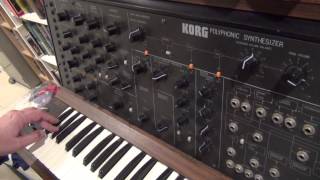 Korg PS 3100  Resonator Demo [upl. by Salinas]