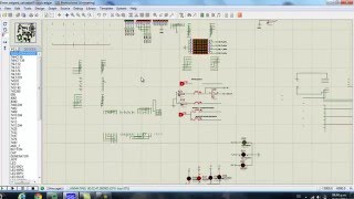 semaforo digital con matriz de led proteus [upl. by Newell]