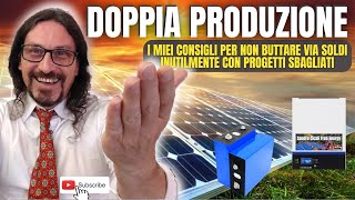 SUGGERIMENTI fotovoltaico faidate offgrid 1million [upl. by Nygem]