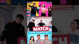 TWIN TELEPATHY Challenge Part 1  Rimorav Vlogs shorts [upl. by Marlen225]