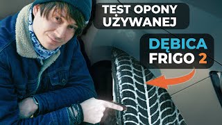 Dębica FRIGO 2  TEST używanej 4 letniej OPONY Zimowej  Moto LAB [upl. by Atirak]