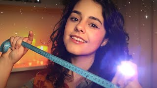 ASMR Inspecting amp Measuring your face 💖Light triggers Tracing Measuring Tape [upl. by Kannan]