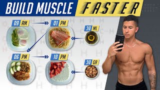 The Best Meal Plan To Build Muscle Faster EAT LIKE THIS [upl. by Jeunesse101]