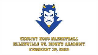 Boys Basketball Ellenville vs Mount Academy  21924 [upl. by Cull]