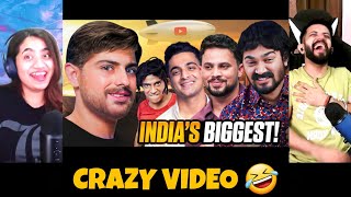 MR BEAST PARODY 🤑 Ft INDIAN CREATORS  CARRYMINATI  Reaction  The Tenth Staar [upl. by Nossaj]