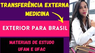 MATERIAL DE ESTUDO PARA TRANSFERÊNCIA DO EXTERIOR PARA O BRASIL [upl. by Turne227]