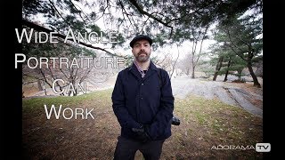 Wide Angle Portraiture Two Minute Tips with David Bergman [upl. by Xanthe]