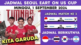 Jadwal Seoul Earth On Us Cup 2024  Indonesia Vs Korea Selatan  Turnamen Seoul Earth On Us Cup [upl. by Nylahs]