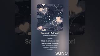 saansein adhoori song lyrics [upl. by Aihtnic]