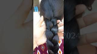 heavytighthair loaded longhair thickhair combing hairplay indianlonghair ponytail [upl. by Ahselat113]