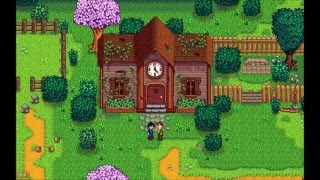 Stardew Valley Wizards Dark Talisman Quest Statue Above Railroad [upl. by Sivek]