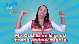 Samson The Strong  My God is So Big  Kids Bible Songs [upl. by Smiley]