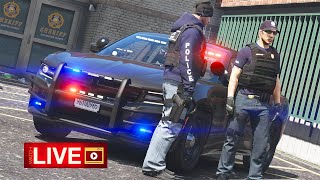 GTA 5 LSPDFR LIVE  Undercover Police Patrol  Unmarked Charger [upl. by Dickie]