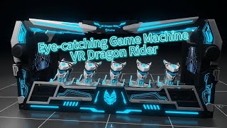 Immersive Roller Coaster Game Simulator VR Dragon Rider 5 Seats Amusement Equipment [upl. by Gnah]