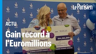 « Extraordinaire et irréel »  un couple remporte près de 217 millions d’euros à lEuromillions [upl. by Kcirdehs766]