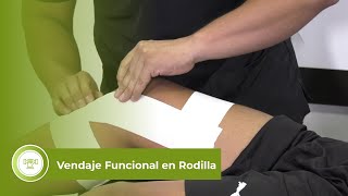 Vendaje funcional en rodilla [upl. by Rasaec]