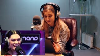 Ariana Grande reacts to the Jessie J Shred  Interview [upl. by Adrea]