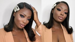 90’S INSPIRED LOOK  SIMPLE amp EASY MAKEUP LOOK  SUPERBWIGS SWISS LACE [upl. by Iduj]