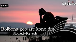 Bolbona goo are kono din Lofi Sad Song  SlowedReverb  Lofi director [upl. by Anaerol742]