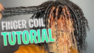 How To Do FINGER COILS [upl. by Cyler]