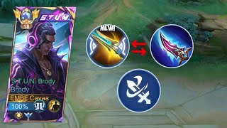 BRUTAL BRODY HEPTASIS COMBO MALEFIC GUN WAJIB COBA  Mobile Legends [upl. by Sayed320]