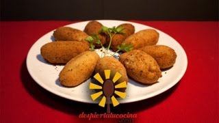 Cómo preparar Croquetas de Roquefort y Cebolla [upl. by Nylemaj]