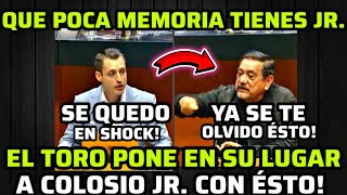 🔴¡NI TRES MINUTOS LE DURO EL TORO FÉLIX SALGADO MACEDONIO PONE EN SU LUGAR A COLOSIO JR CON ESTO [upl. by Eira116]