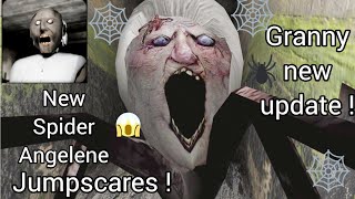 Granny new sewer update 😱  New angelene spider jumpscares [upl. by Cesar760]