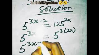 😲😲😲 Amazing Indicial Equation [upl. by Guidotti]