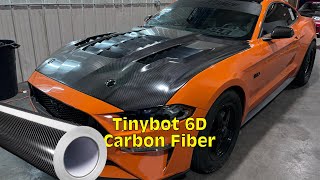 Carbon Fiber Wrap on GT500KR Hood Insane difficulty [upl. by Ettenot]