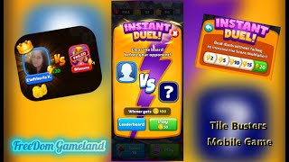 Tile Busters Casual mobile game  Instant Duels [upl. by Ibok]