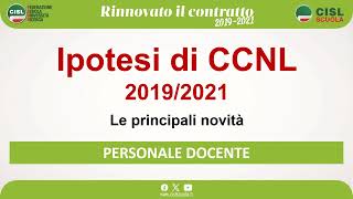 4 DOCENTI CCNL 2019 21 [upl. by Skyler]