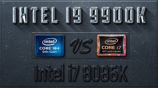 Intel i9 9900K vs i7 8086K Benchmarks  Test Review  Comparison  Gaming  10 Tests [upl. by Rumit]